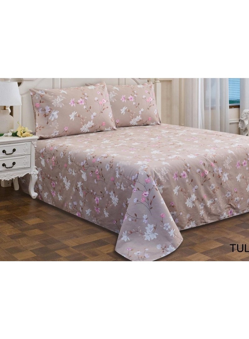 شرشف نفرين قطن 💯💯بجوده عاليه  تغليف فخم - Image 1